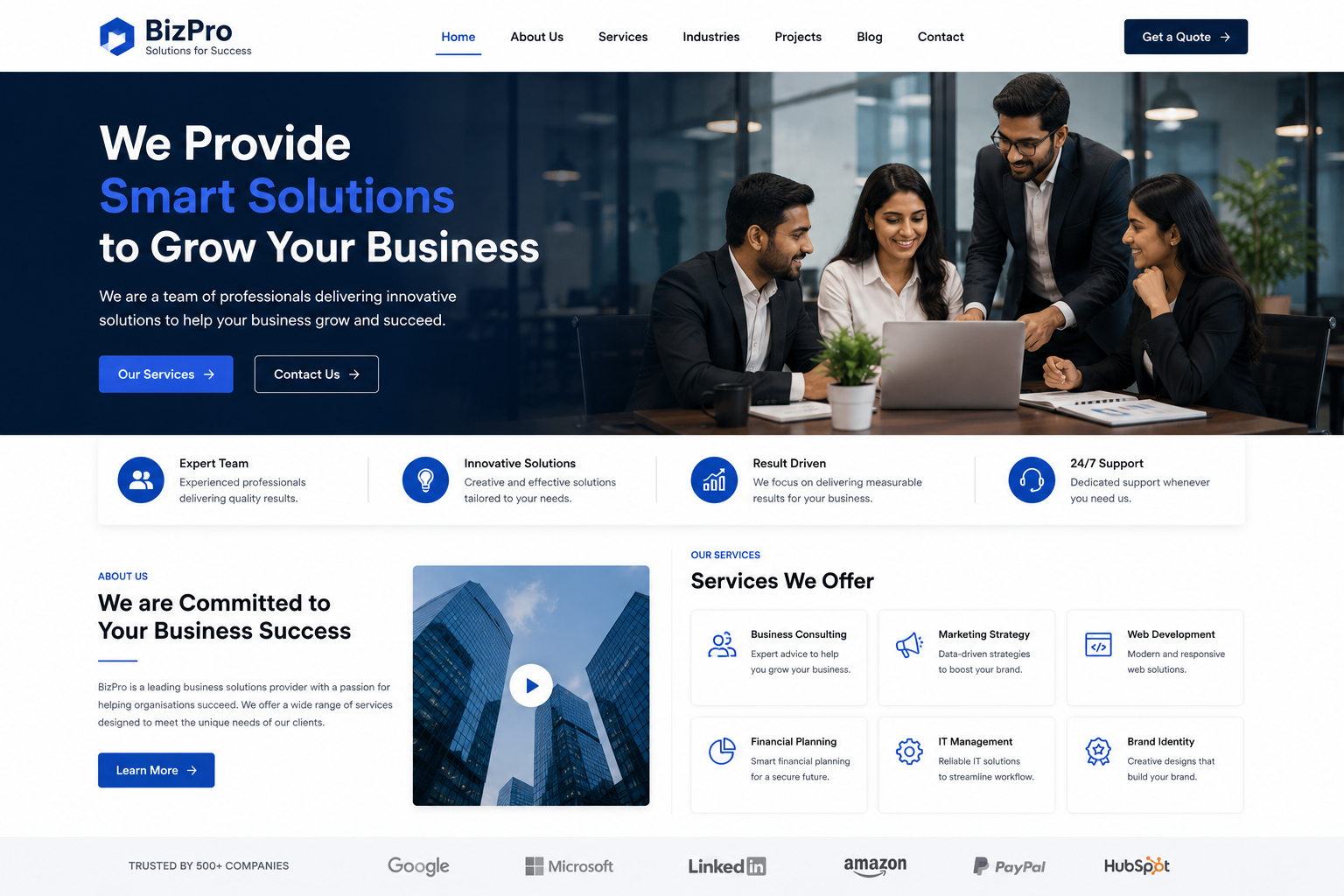Business Website